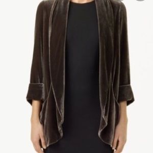 Aritzia Wilfred 6 With Silk Chevalier Jacket Open